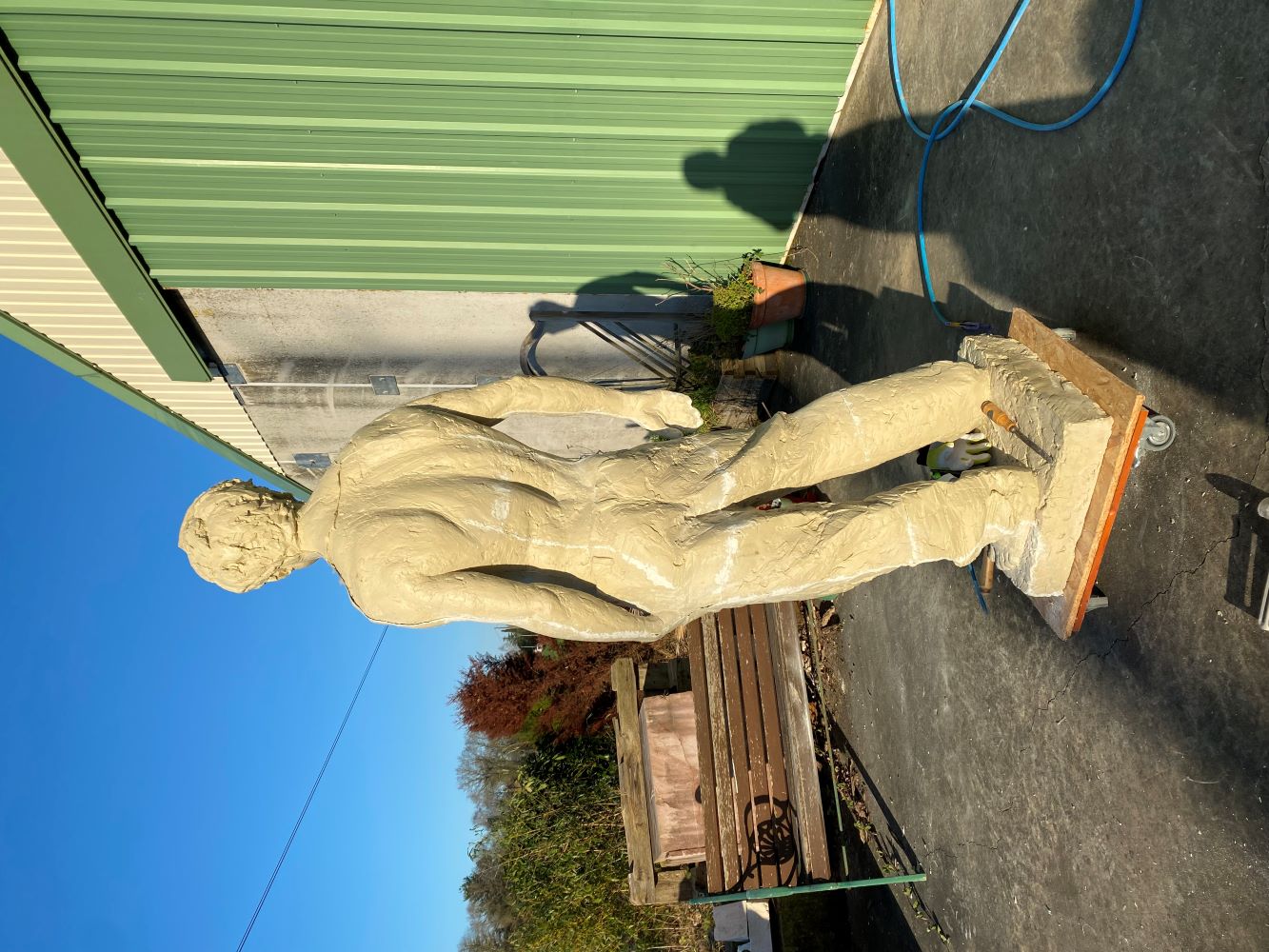 Rafael à l'atelier Le Jaunnay 